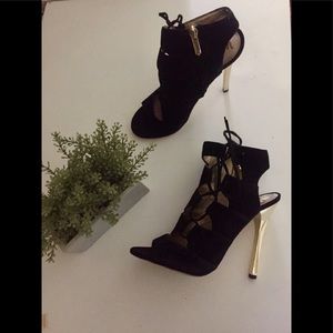 Sam Edelman  |  lace up stilettos